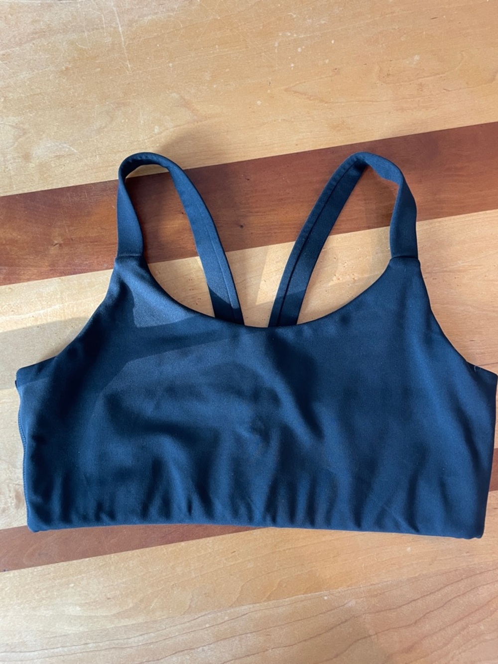 Girlfriend Collective Women's Black Seamless Sports Bra